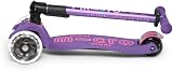 Micro Maxi Micro Deluxe Foldable Kids Scooter Purple 5-12yrs Big Wheels view 4