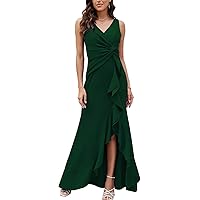 Amazon.com: Dress the Population Womens Jordan Plunging Drape Front  Sleeveless Long Gown with Slit Dress, Black, Small US : Clothing, Shoes &  Jewelry