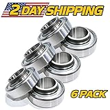 (6 Pack) Hustler 077123 Spindle Bearings - High Temp Grease - OEM Upgrade - HD Switch