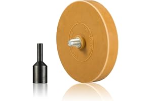 QUENCHING Rubber Eraser Wheel Decal Remover – Adhesive Removal Tool for Drill, Car Vinyl Wrap, Pinstripes, Embiem,Trim Tape, Stickers, RV Decals / 4 Types