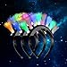 Fun Central LED Light Up Fiber Optic Mohawk Wig Headband for Women & Men