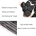 Perstar 8A Grade Uprocessed Brazilian Water Wave virgin hair 4 Bundles Remy Human Hair Natural Color (16 18 20 22, Natural Color)