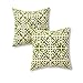 Greendale Home Fashions Outdoor Accent Pillows, Grass, Set of 2