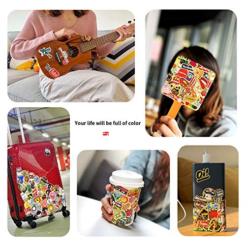 100pcs Random Waterproof Sticker Laptop Guitar Skateboard Water Bottles Luggage Car Bicycles Decals, Stickers for Kids,hydroflasks, Teens, Teachers - Thumbnail 3