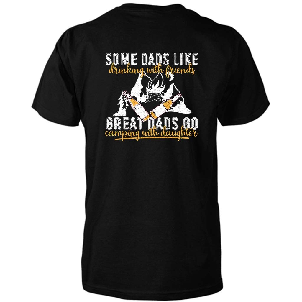 Tacotaco Great Dad Go Camping With Daughter Gift Fathers Day Dad T Shirt