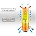 P15D LED Motorcycle Headlight Bulb, Extremely Bright 1500 Lumens Xenon White 6000K 12V H6M Motorbike Headlamp with High Low Beam – 1 Year Warranty