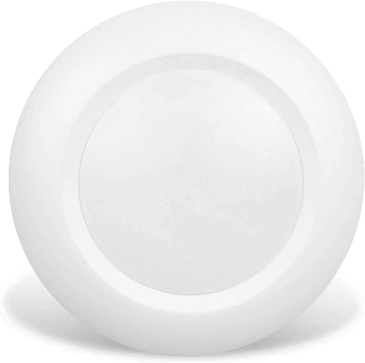 Photo 1 of JULLISON 6 Inch LED Low Profile Recessed & Surface Mount Disk Light, Round, 15W, 900 Lumens, 4000K Cool White, CRI80, Driverless Design, Dimmable, cETLus Listed, White(1 Pack)