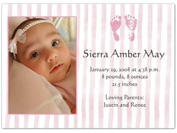 amazon birth announcements