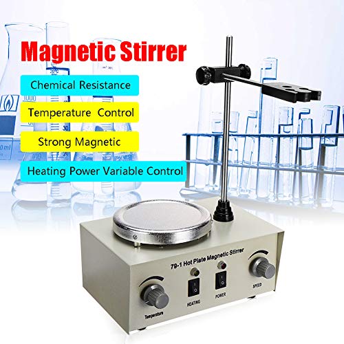 Magnetic Stirrer Model Kitchen Tools,wanshenGyi 79-1 Laboratory 1000ml Dual Control Hot Plate Magnetic Stirrer Stirring Mixer - US Plug