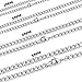 Besteel 2-4mm Womens Mens Stainless Steel Rolo Cable Wheat Chain Link Necklace 16-36 Inch