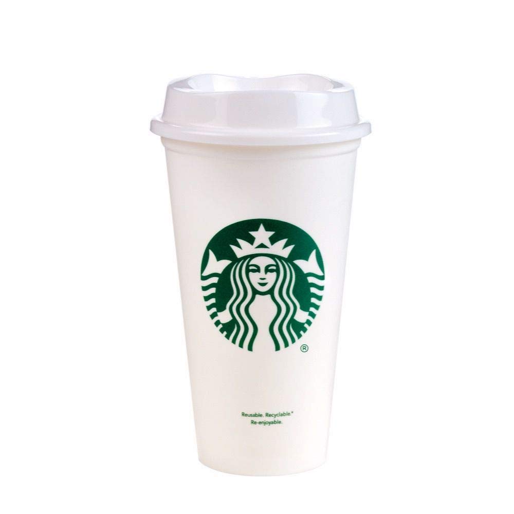 Starbucks Plastic Reusable Travel Cup To Go Coffee Cup (Grande 16 Oz), Garden, Lawn, Maintenance