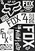 Fox Racing Machina Sheet Sticker Packs Dirt Bike Motorcycle Graphic Kit Accessories - One Size