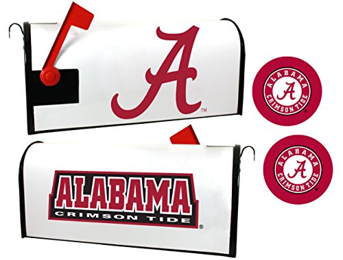 Alabama Crimson Tide Magnetic Mailbox Cover & Sticker Set