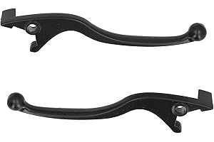 Fydun 2PCS Brake Handle Lever Left & Right Handle Bars Aluminum Alloy Black Replacement for Motorcycle Moped ATV