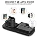 Charging Stand Compatible Apple Watch - Derhom 3 in 1 Silicone Charging Stand Dock Compatible Apple Airpods/iWatch/iPhone X 8 7 6 Plus[Gift a Airpods Case]