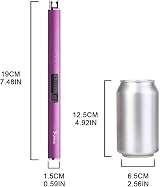 SUPRUS Electric Lighter Arc Windproof USB Rechargeable Purple view 6