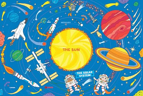 PETER PAUPER PRESS Solar System Jumbo Floor Puzzle - (48 Pieces) (36 inches Wide x 24 inches high)