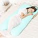 GZYF Unique U-Shaped Total Body Support Pillow for Side Sleeping, Nursing Pillow, Maternity Pregnancy Pillow With Free 100% Cotton Pillow Case