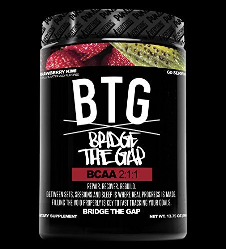 BTG | Bridge The Gap | BCAA | Run Everything Labs | 60 Servings | 13.75 oz (Strawberry Kiwi)