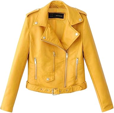 yellow short coat