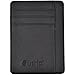 RFID Slim Wallet Leather Front Pocket Minimalist Wallet Card Holder Money Clip