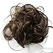 CAISHA Synthetic Fiber Hairpiece Scrunchie Scrunchy Updo Slightly Wavy Medium Brown G7B