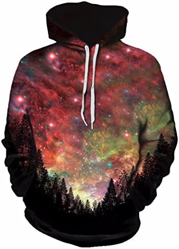 Gratefully Dyed Rasta Woods Hoodie - All Over Print - Ready to Ship - Small