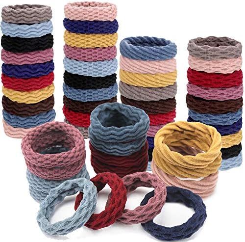 Goarko ヘアゴム リングゴム 髪ゴム カラフル 4スタイル 大量40本セット ヘアゴム からまない あとがつかない 太さ1 2cm 外径4 5cm 結び目なし 洗えるヘアゴム かわいい 輪ゴム おしゃれ 髪束ね Futermic Com