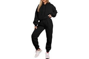 Herseas Womens 2 piece Outfits Lounge Sets Sweatsuits Hoodies Long Sleeve Sweat Set Fleece Fall Fashion Clothing 2025