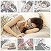 Sleep Mask, HOMMINI Grey Memory Foam Breathable Eye Patch Light Blocking Sleeping Eye Mask with Travel Pouch, Best Blindfolder for Travel/Sleeping/Shift Work/Meditation Suit for Men Women and Kids 
