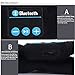 Rwesion Wireless Bluetooth Stereo Headband Headphones Headset Earbuds Sport Running Yoga Sleeping Headband Black (Black)