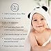 Cute Panda Bamboo Hooded Baby Towel with Ears – More Absorbent Than Cotton & Hypoallergenic- Ultra Soft - Our Large Bath Towels are a Great Baby Shower Gift for Boy or Girl Infants & Toddlers