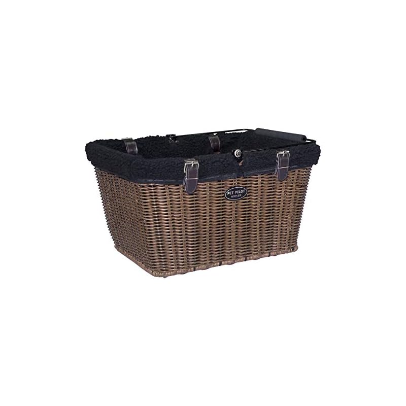 Travelin K9 PetPilot Wicker MAX Dog Bicycle Basket Bike