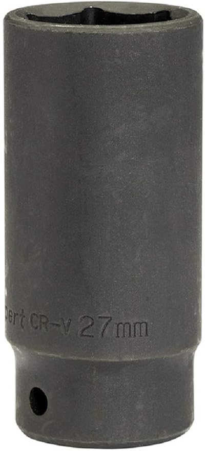 Draper Hi-Torq 1/2in 27mm Deep Impact Socket 6 Point Chrome Vanadium