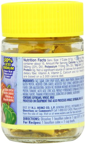 Wyler's Instant Chicken Bouillon Cubes (2oz Jars, Pack of 8) - Thumbnail 3