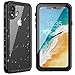 SPIDERCASE iPhone XR Waterproof Case, Upgraded Version with Clear Sound, Built-in Screen Protector Dustproof Snowproof Shockproof IP68 Waterproof Case for iPhone XR 2018 Released 6.1 inch (Black)