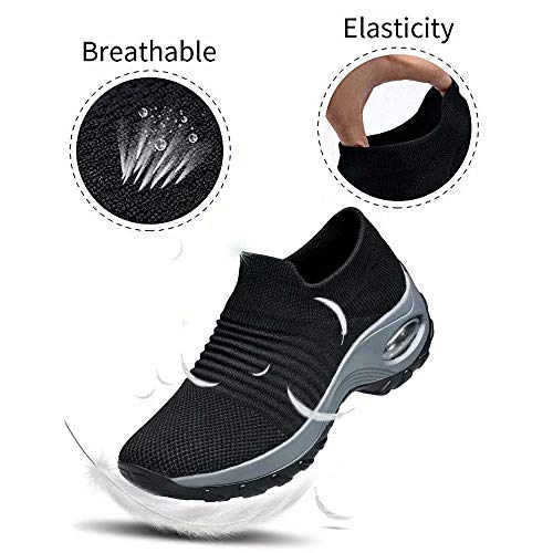 Womens-Running-Sports-Shoes-Air-Shock-Absorbing-Mesh-Lightweight-Breathable-Gym-Walking-Sneakers-Breathable-Slip-On-Trainers-Black-Gray-Purple-Red-White-3-10-UK-35-44-EU