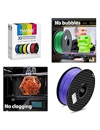 Filamento violeta azul PLA 3D para impresora, 1.75 mm, carrete de 1 kg, filamento para impresión 3D, precisión dimensional +   0.03 mm de TIANSE