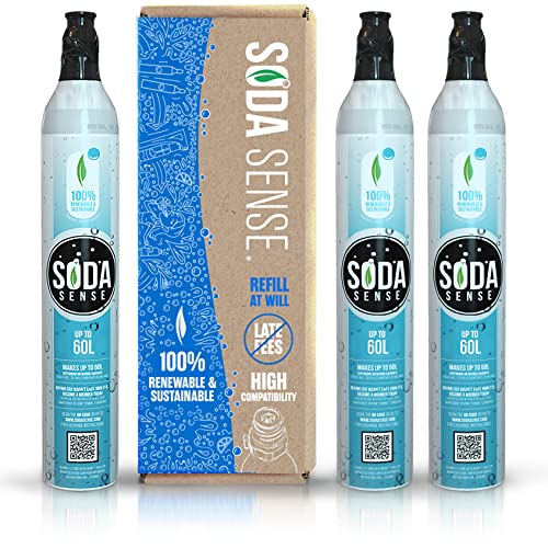 Soda Sense EcoFriendly 60L CO2 Carbonator, Plus 15 Gift