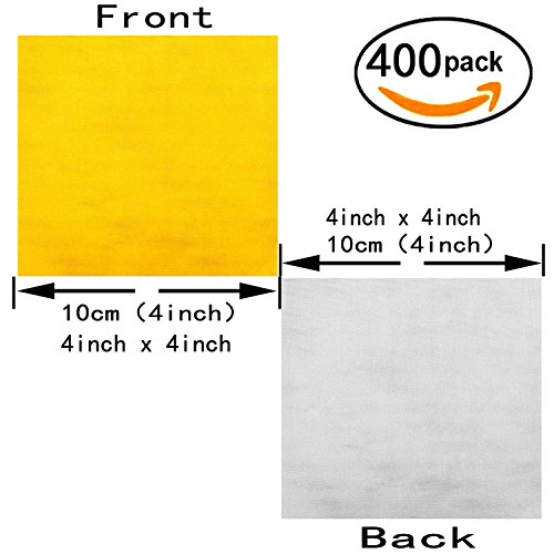 4 Inch Home-made Chocolate Candy Foil Wrappers Gold Aluminium Foil Mylar Wrapping Papers Sheets Wedding Thank You Treat Candy Packaging Gift Decoration, 400 PC - Thumbnail 2