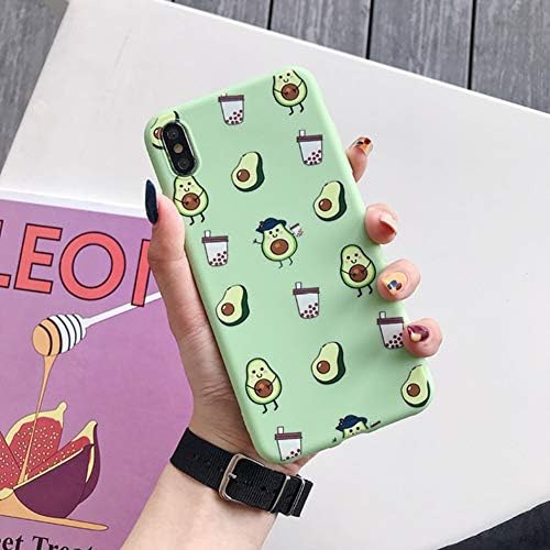 GPPG Apple Anti-Fall Phone Case for Iphone 7 8 Plus XR XS X Cartoon Anime All-Inclusive Frosted Soft Rubber Sleeve Iphone Silicone TPU Mobile phone Case