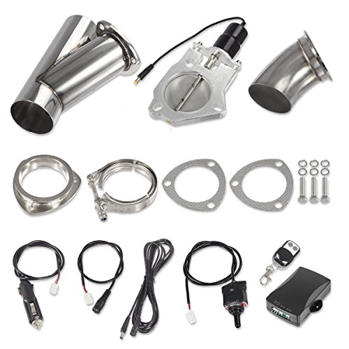 Buy 3" Electric exhaust Stainless Exhaust Cutout Cut Out Dump Valve