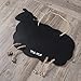 OULII Mini Hanging Chalkboards Signs,Memo Message Board Sign Sheep Shaped Blackboard Hanging Guest Book for Kids Crafts Wedding Kitchen Party Decoration