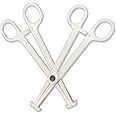 Disposable Piercing Clamps - TONBAO 25pcs Septum Clamps Body Piercing Clamps Plastic Septum Forceps Piercing Supplies Tools…
