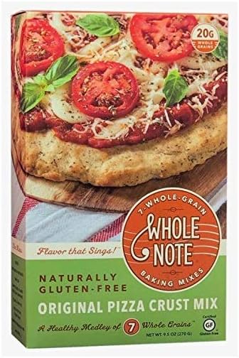 Whole Note Pizza Crust Mix, 7-Whole-Grain and Naturally Gluten-Free (Pack of 3)