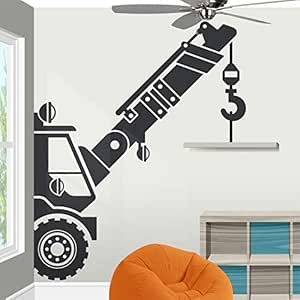 57x70cm, Calcomanía 3D, Ingeniería Crane Boy Actividad juvenil Patrón