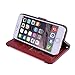 iPhone 6S Plus Wallet Case - Onelee DC Comics Wonder Women Premium PU Leather Case Wallet Flip Stand 5.5