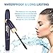4D Silk Fiber Lash Mascara Waterproof & Fiber 2-in-1 Set, 4D Effect, Advanced Waterproof Smudge-Proof Formula, Bolder Fuller Thicker Eyelashes, Long-Lasting Clump-free Hypoallergenic [Black]