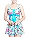 Wantdo Women's One-Piece Printed Slimming Swimsuit Swimdress
