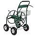 Best Choice Products 300ft Water Hose Reel Cart w/ Basket for Outdoor Garden, Heavy Duty Yard Water Planting - Green